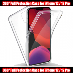 360° Full Pet Resist Film Case for Apple iPhone 12/ 12 Pro-Full Protection Slim Fit Look